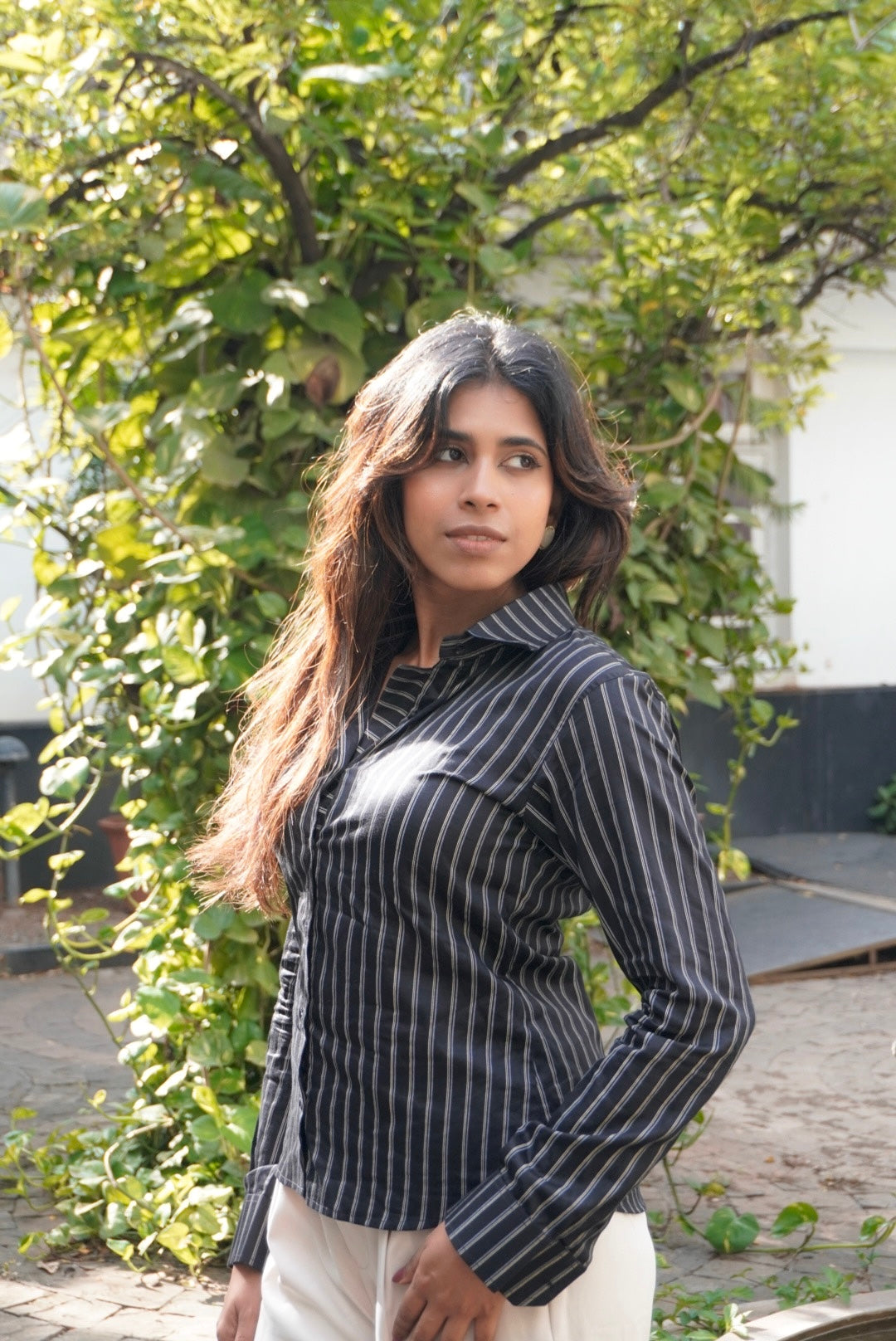 Black Full- Sleeve Shirt - Midnight Ava